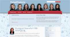 Desktop Screenshot of pocketpinglorna.se